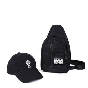 Black Lives Matter Men Backpack and Hat Combo